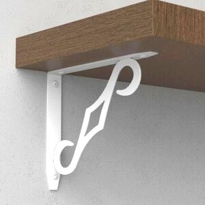 2 Shelf Brackets White